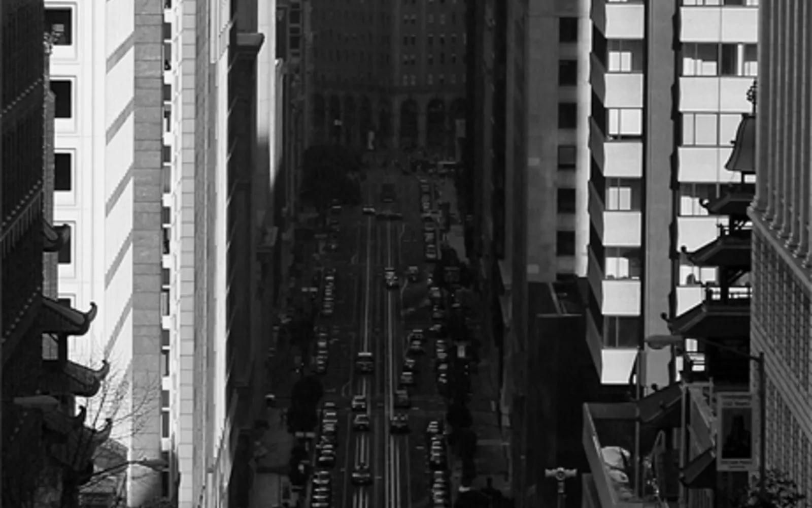California Street in an urban setting
